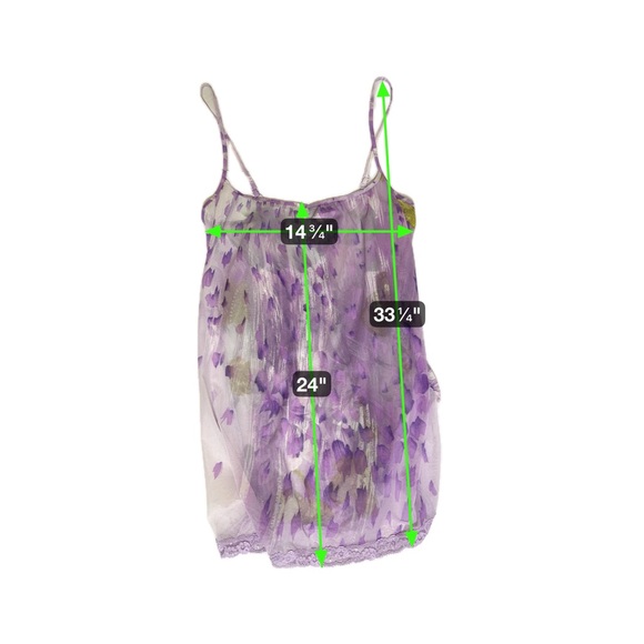 Victoria’s Secret Sheer Mini Slip Dress Y2K size L - Picture 7 of 7